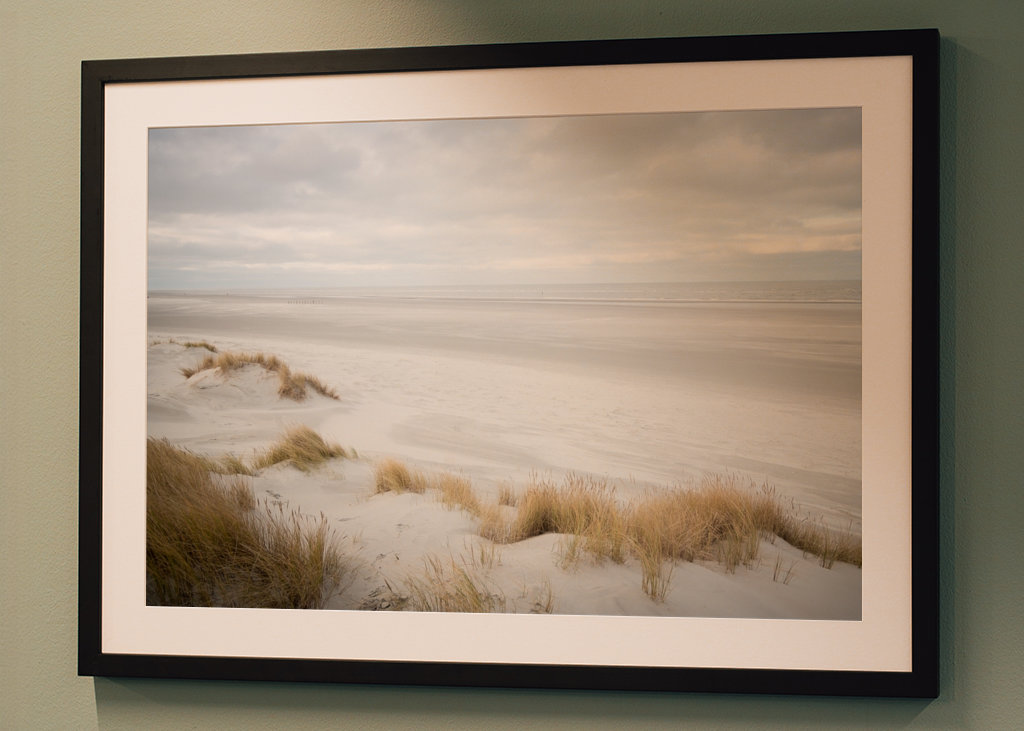 empty beach, sand and dunes