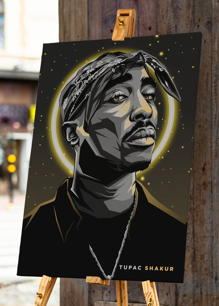 Tupac Shakur Pop Art