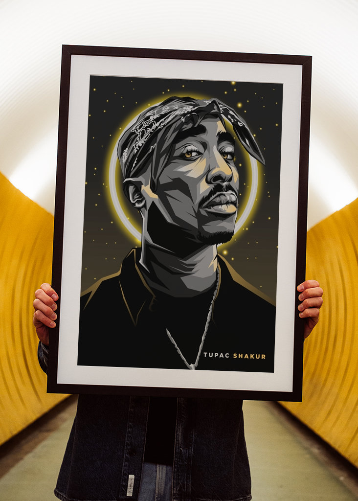 Tupac Shakur Pop Art