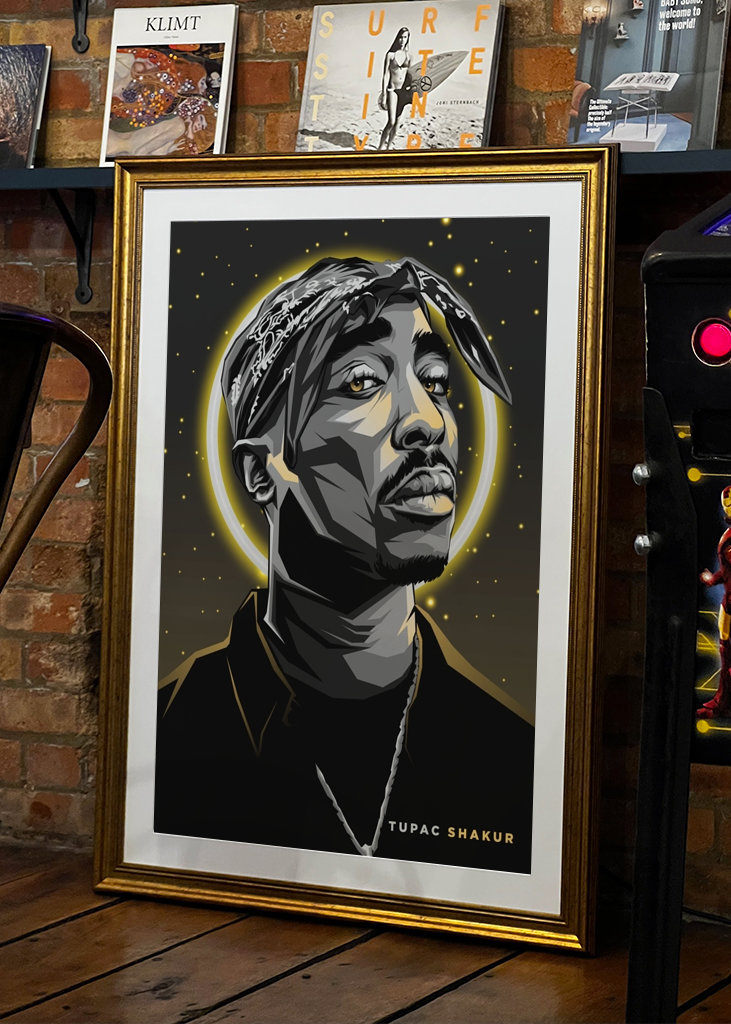 Tupac Shakur Pop Art