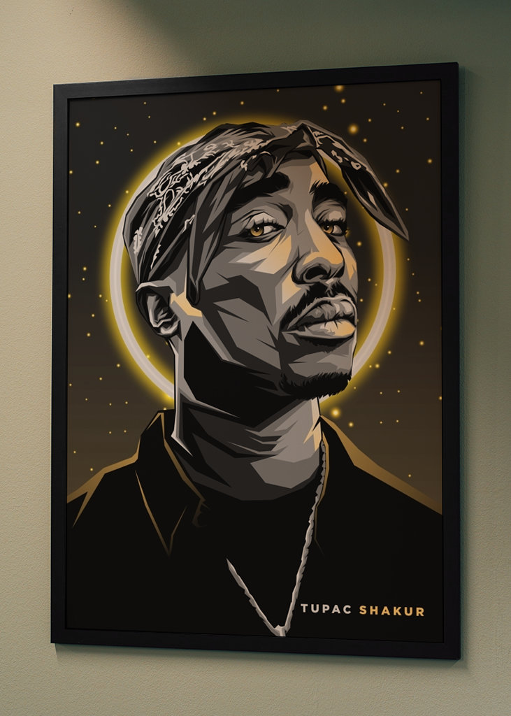 Tupac Shakur Pop Art