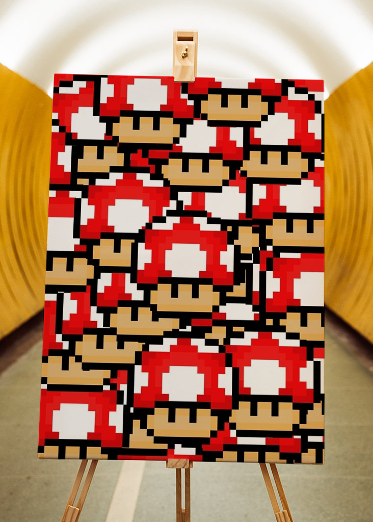 Pixel Chaos - Mushrooms