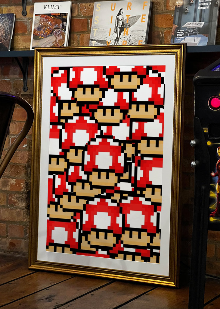 Pixel Chaos - Mushrooms