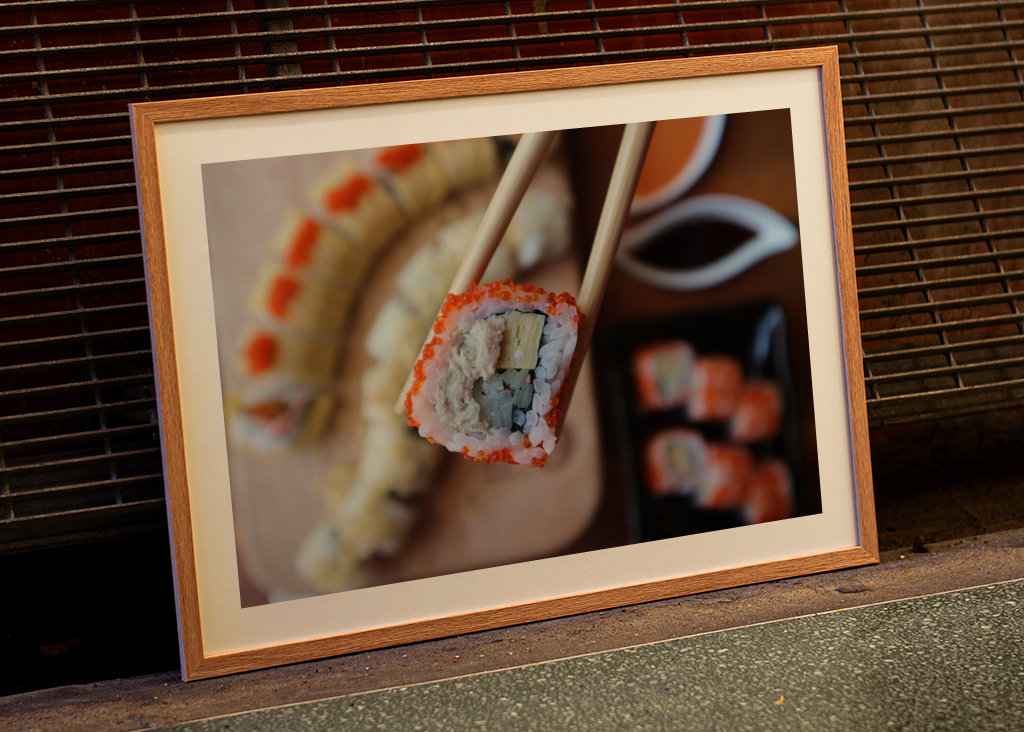 jíst sushi hůlkami 