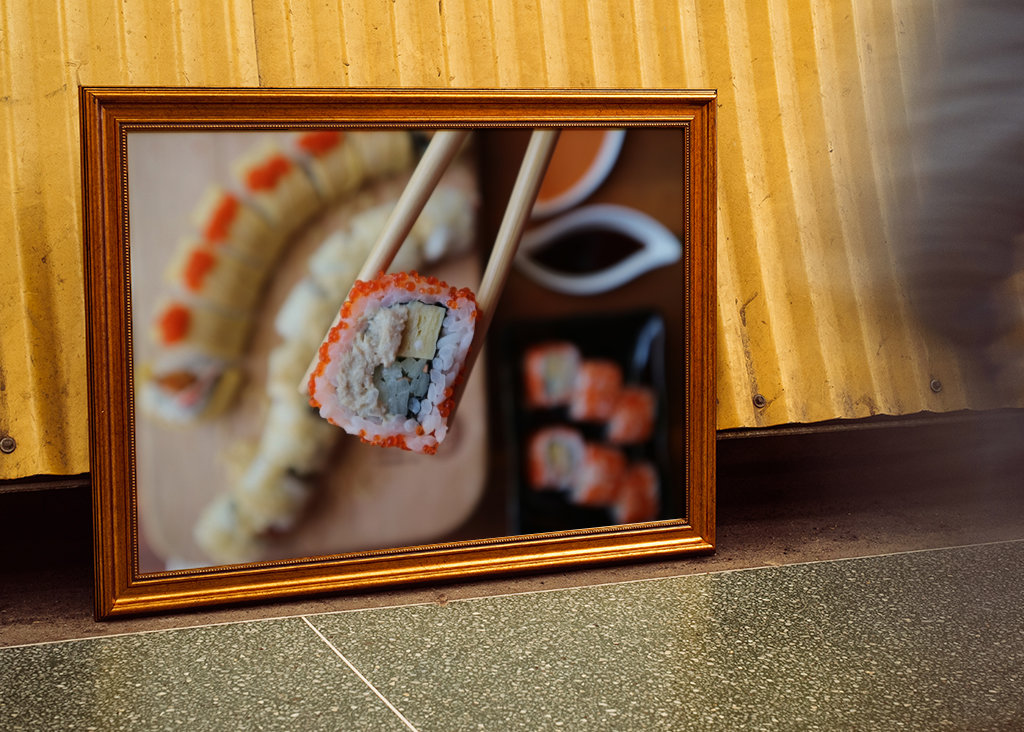 jíst sushi hůlkami 