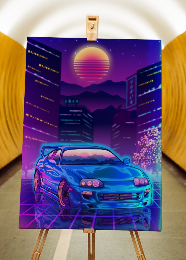 Toyota SUPRA mk4 Tokyo city