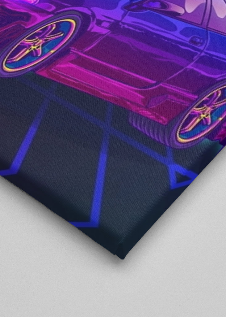 Skyline Gtr R33 Synthwave Fuji