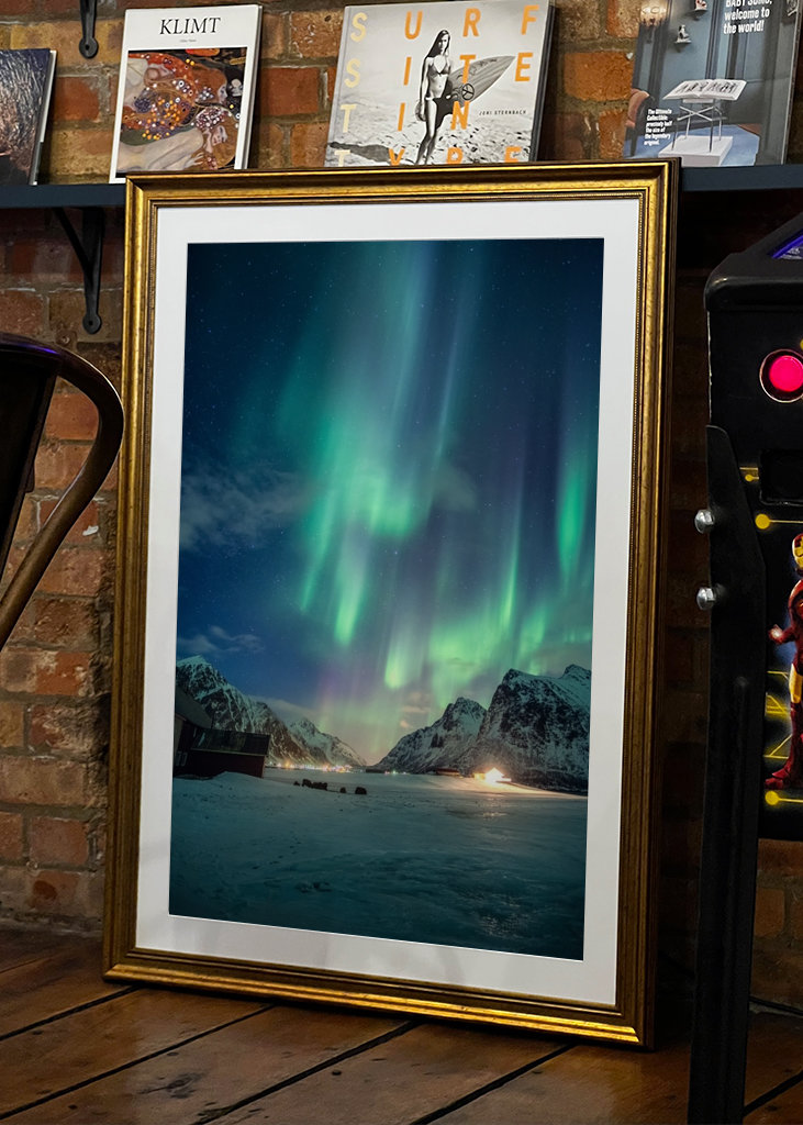 Polarlichter am Nordpol