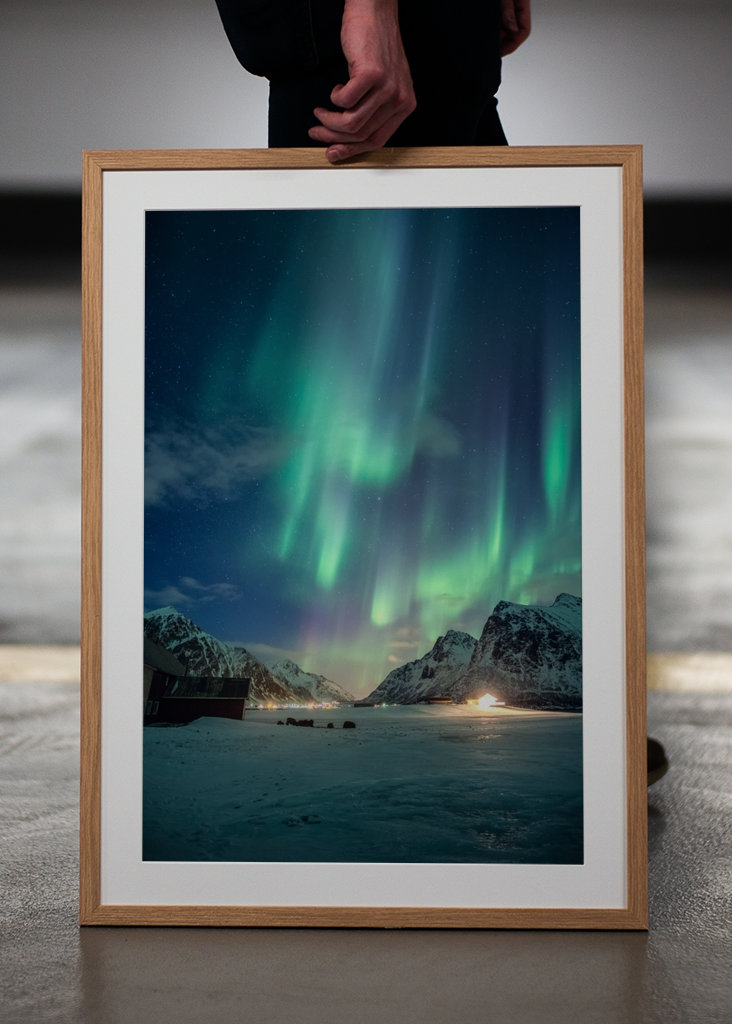 Polarlichter am Nordpol