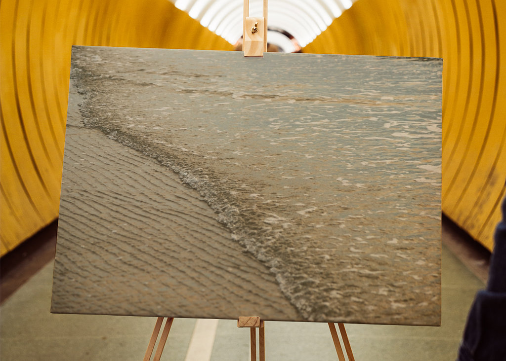 Coucher du soleil et de l’eau de mer