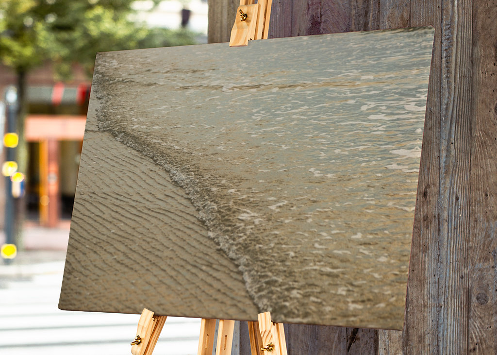 Coucher du soleil et de l’eau de mer