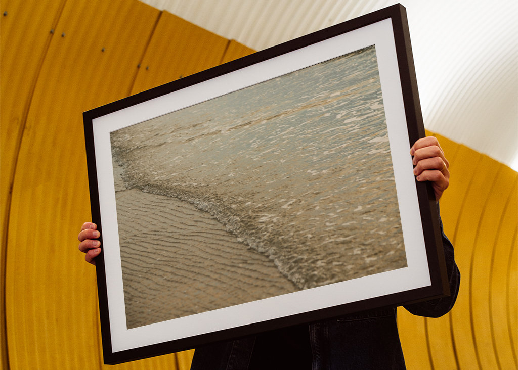 Coucher du soleil et de l’eau de mer