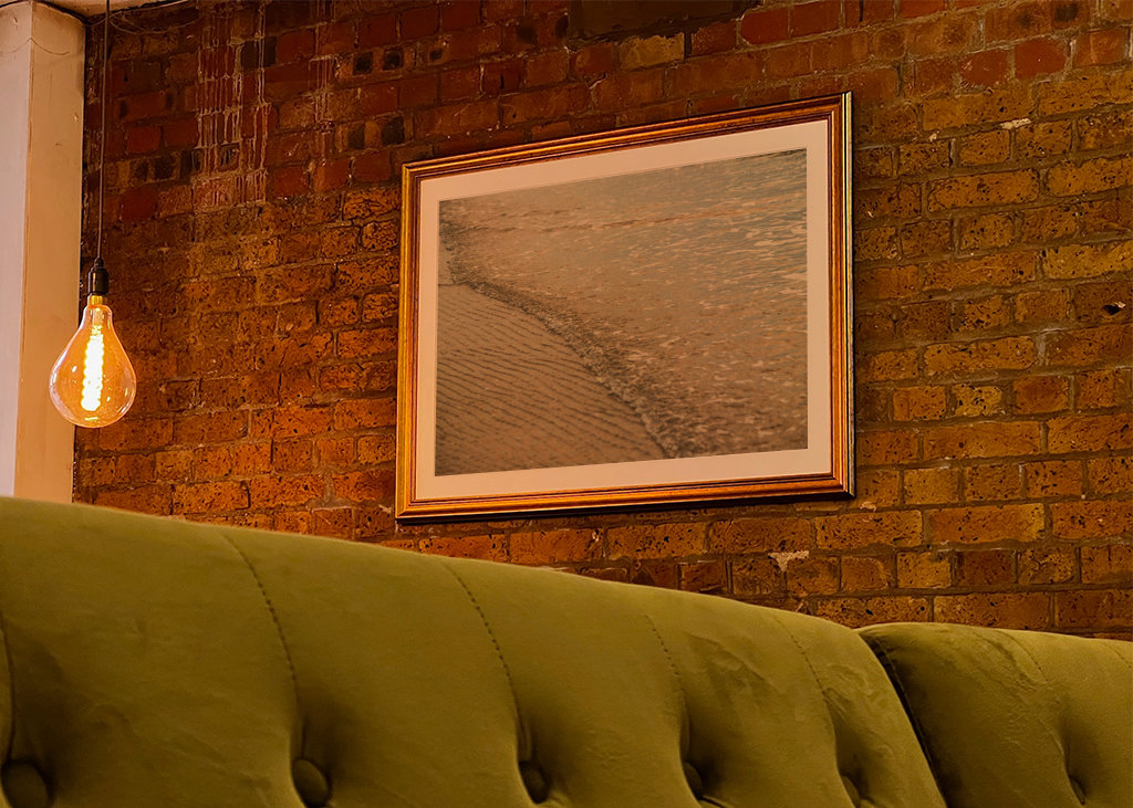 Coucher du soleil et de l’eau de mer