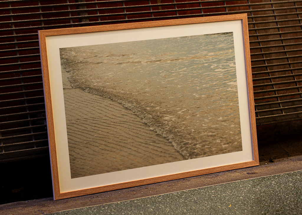Coucher du soleil et de l’eau de mer