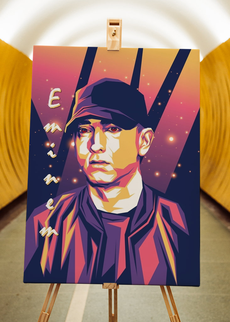 Eminem Pop Art Rapper