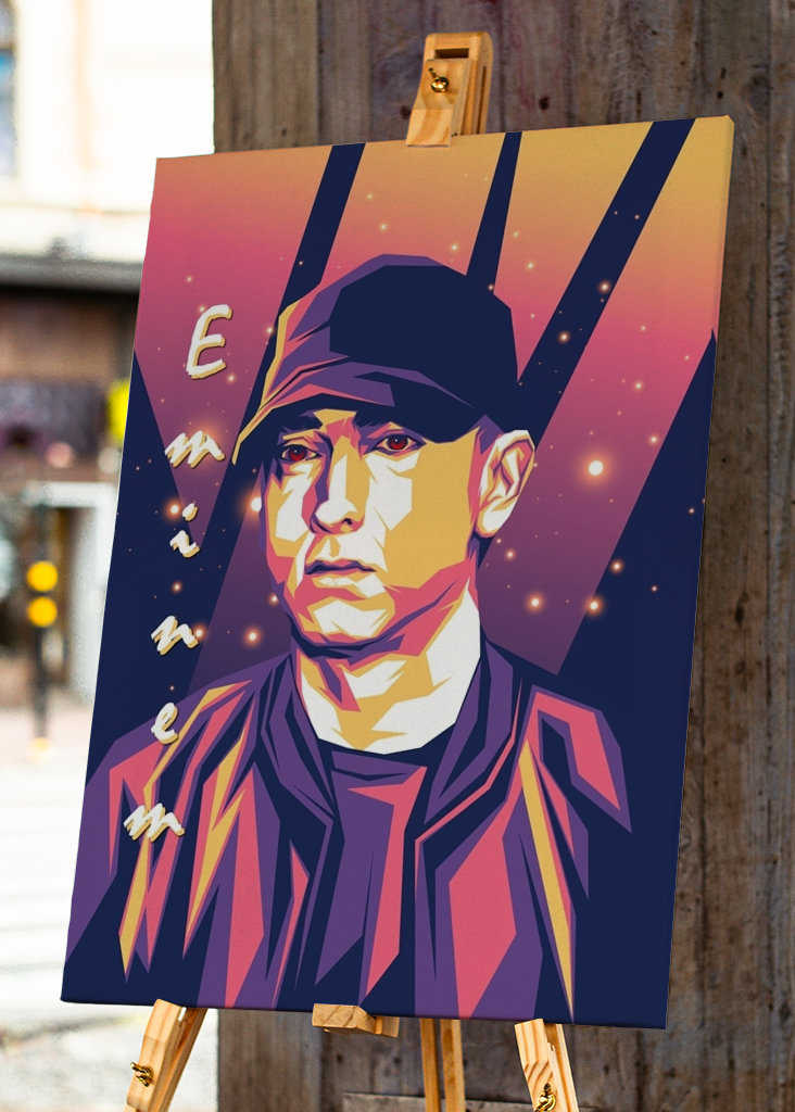 Eminem Pop Art Rapper