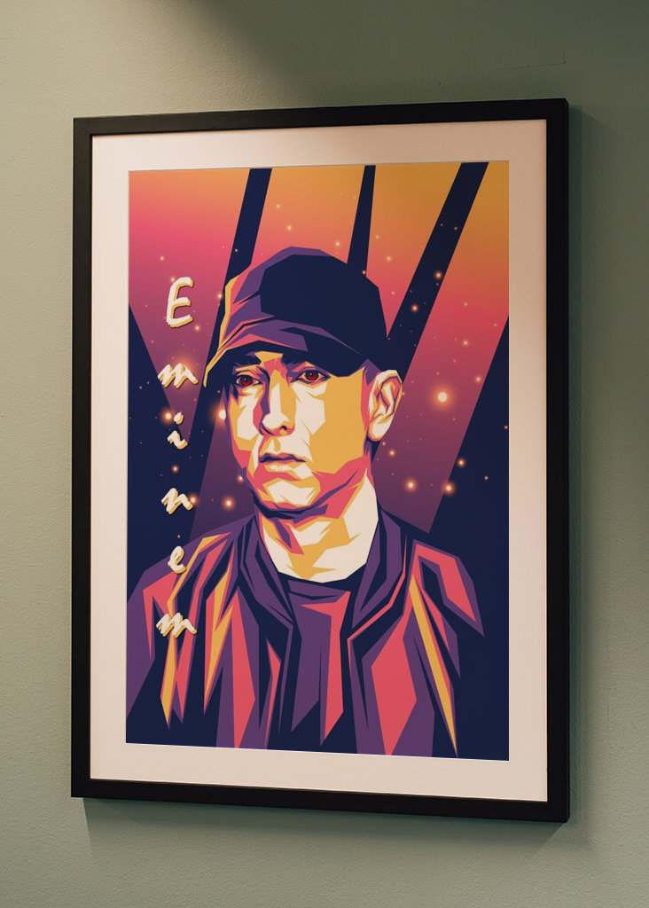Eminem Pop Art Rapper
