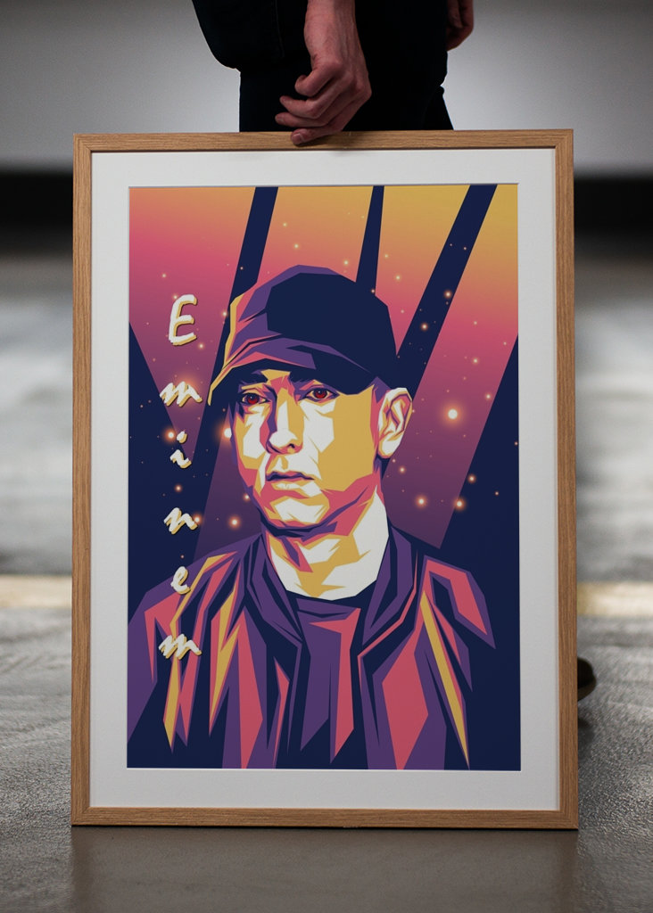 Eminem Pop Art Rapper