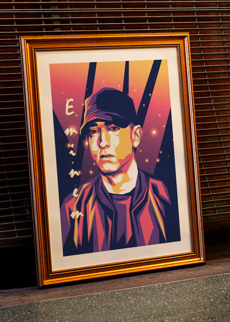 Eminem Pop Art Rapper