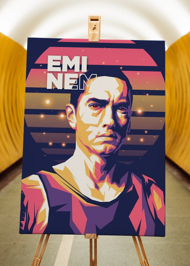 Eminem Pop Art Rapper