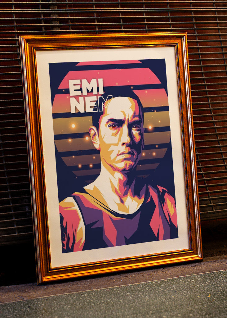 Eminem Pop Art Rapper