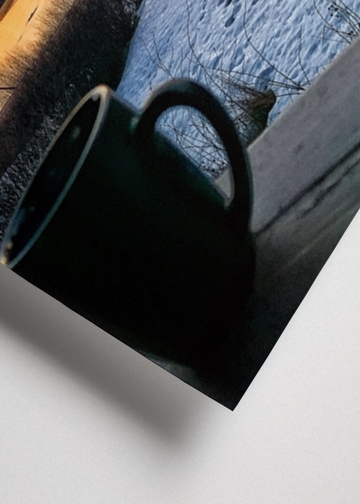 Ranní káva v lednu