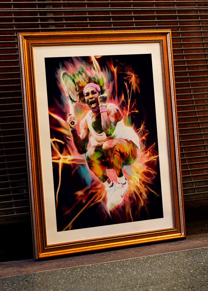 Pop art de Serena Williams