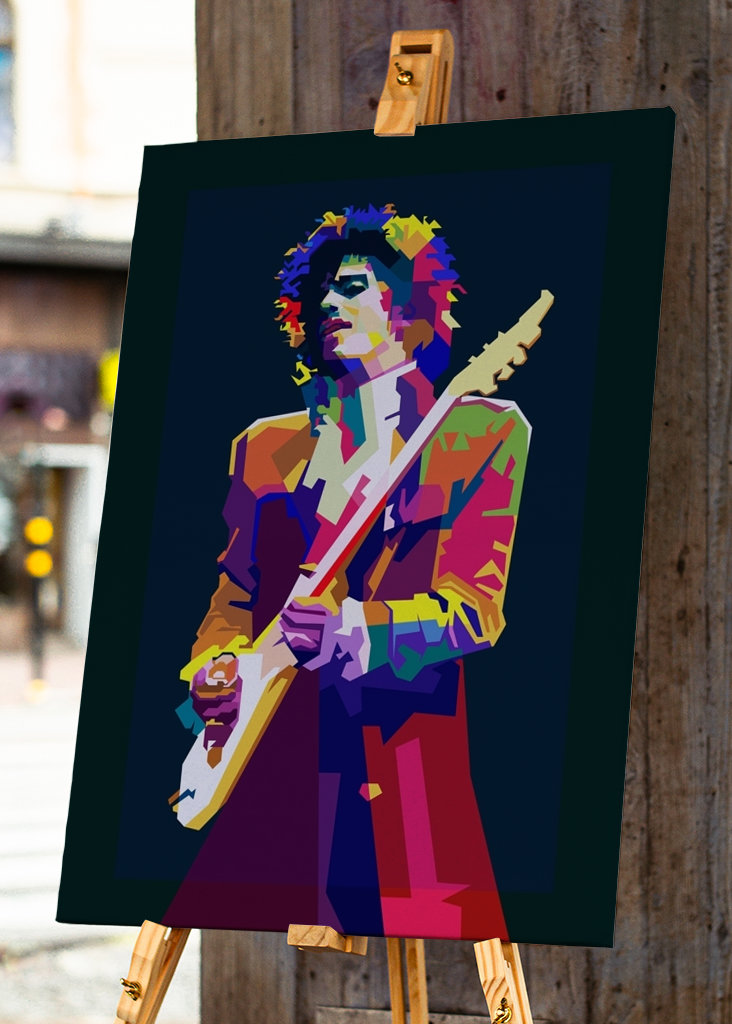 Princ Pop Art Plakát