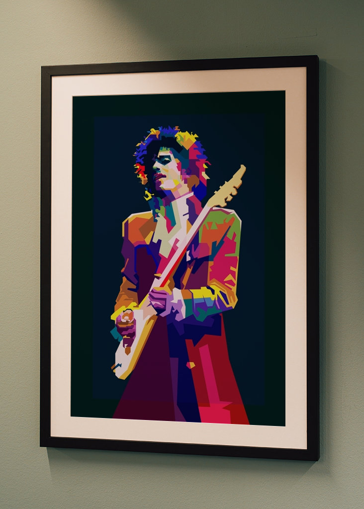 Princ Pop Art Plakát