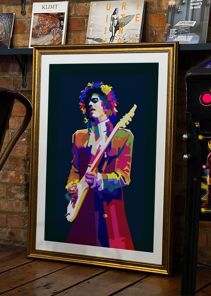 Princ Pop Art Plakát