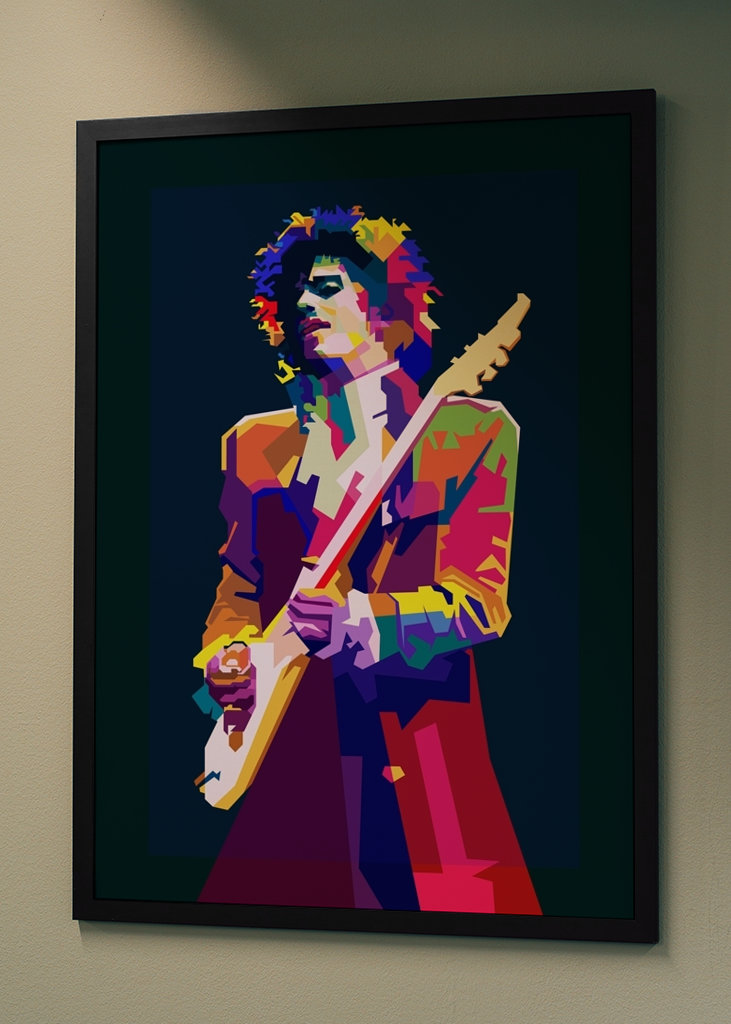 Princ Pop Art Plakát