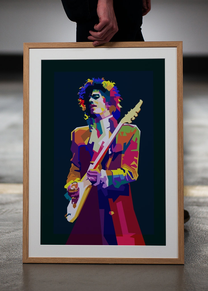 Princ Pop Art Plakát