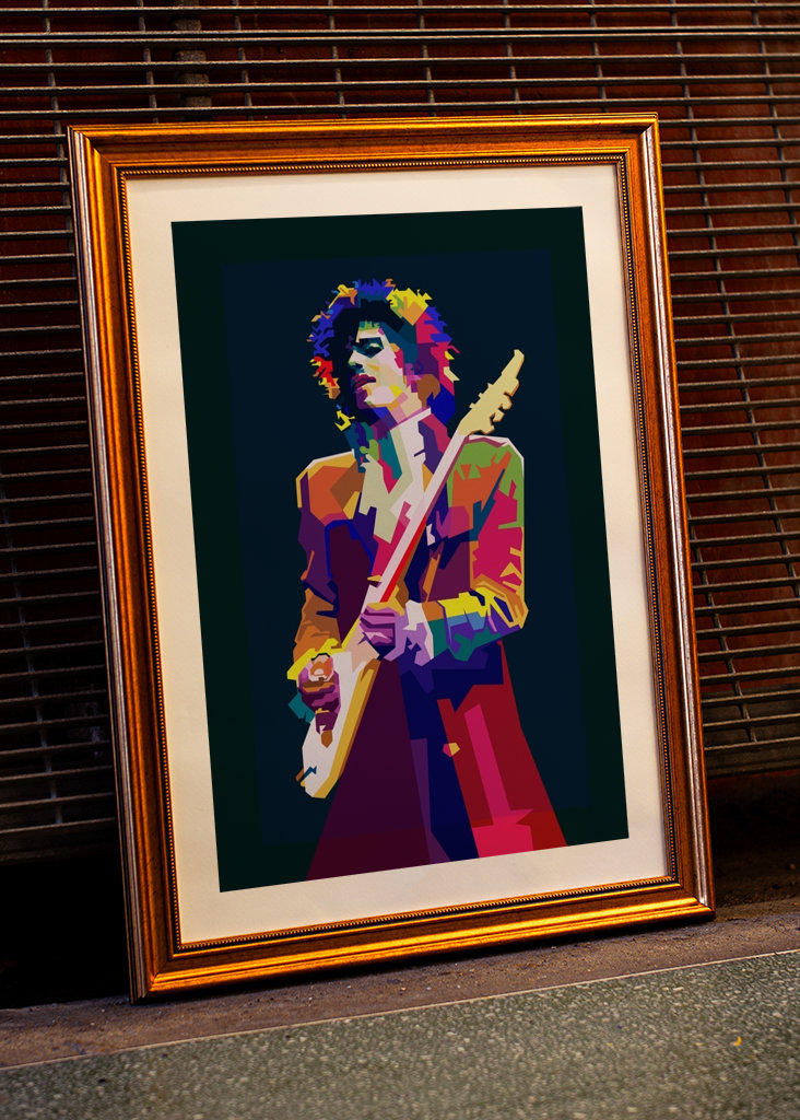 Princ Pop Art Plakát