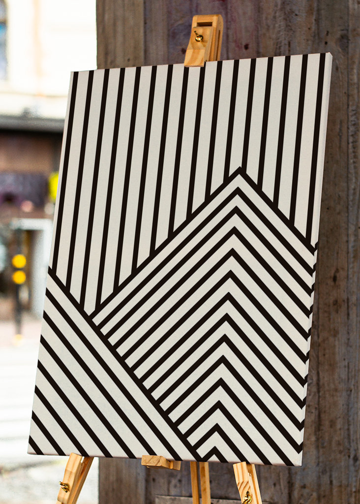 Abstrakcyjna linia artystyczna Natura