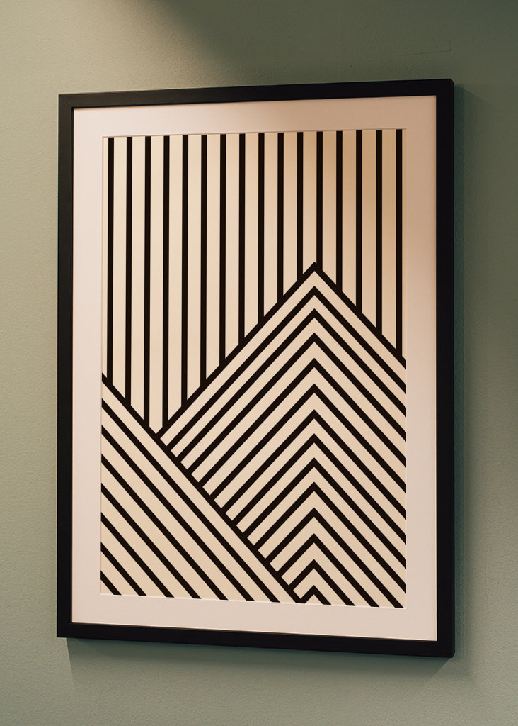 Abstrakcyjna linia artystyczna Natura