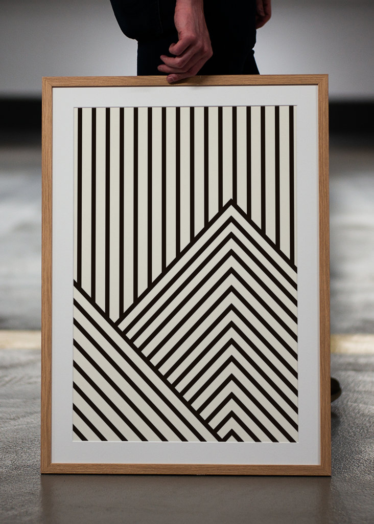 Abstrakcyjna linia artystyczna Natura