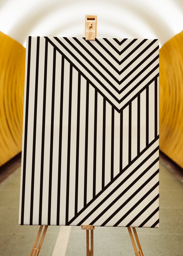 Abstract Line Art Urban