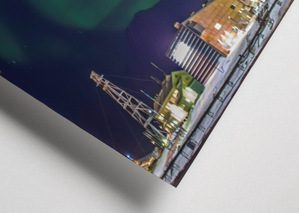 Polární záře nad Longyearbyenem