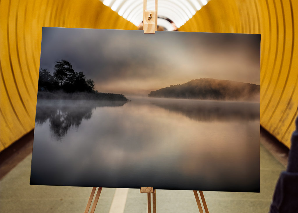 Lever de soleil au lac Rådasjön