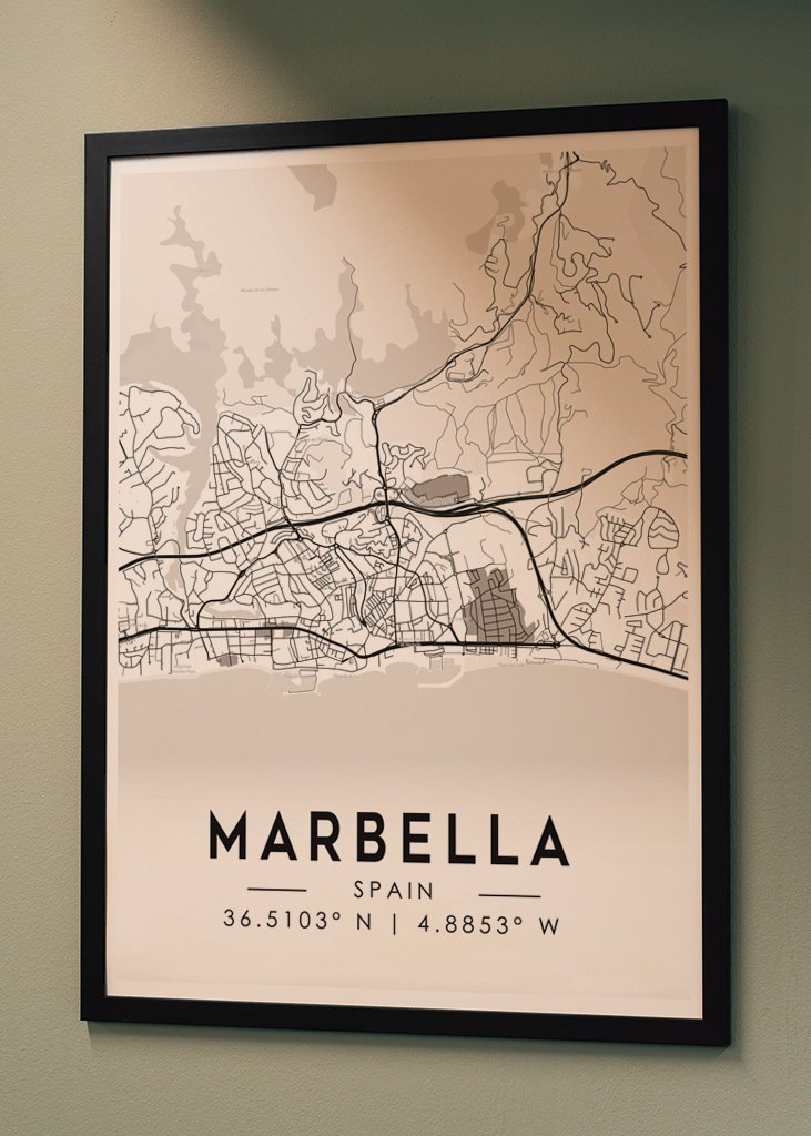 Marbella Stadskarta