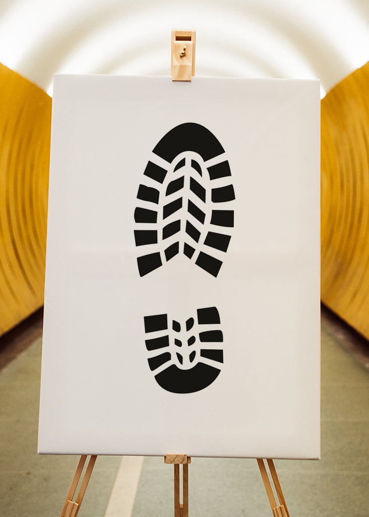 Affiche de chaussures