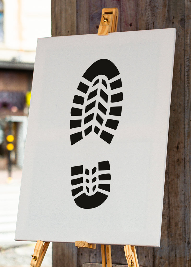 Affiche de chaussures