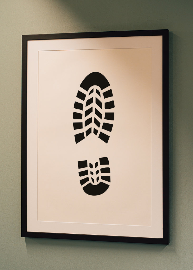 Affiche de chaussures