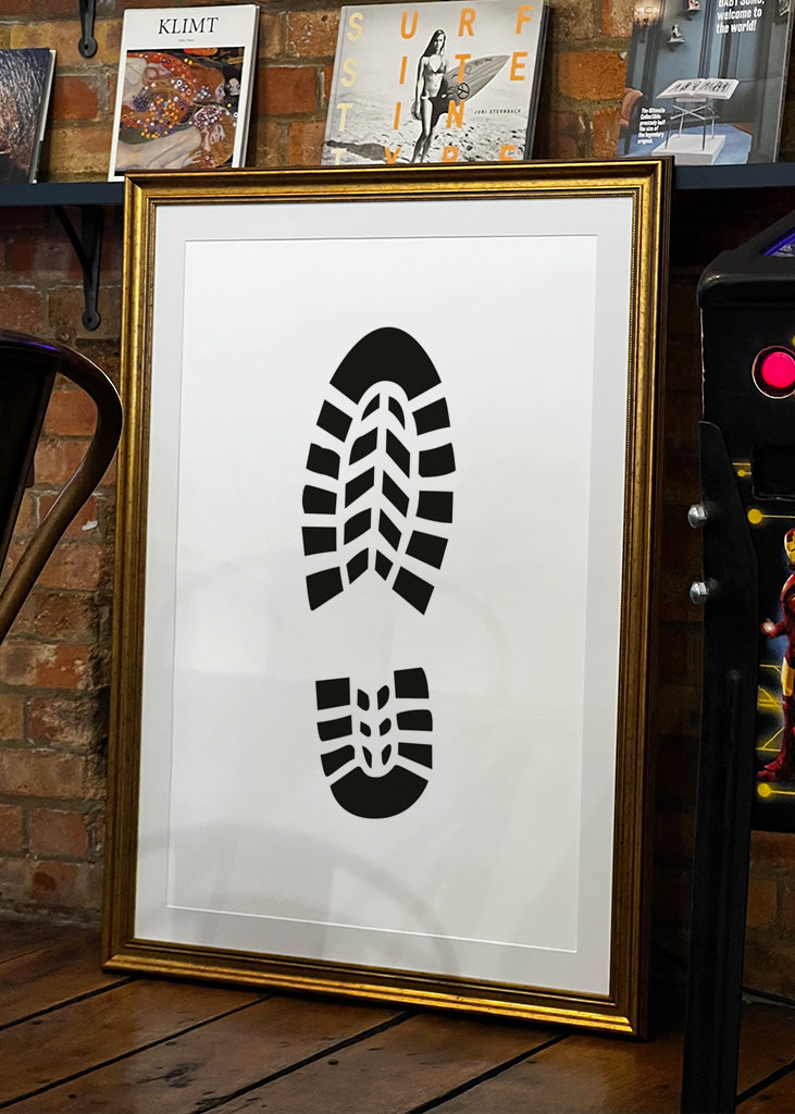 Affiche de chaussures