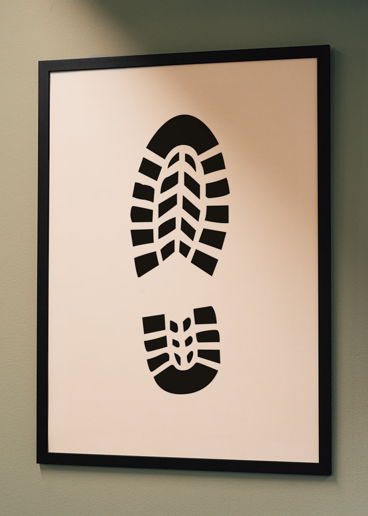 Affiche de chaussures