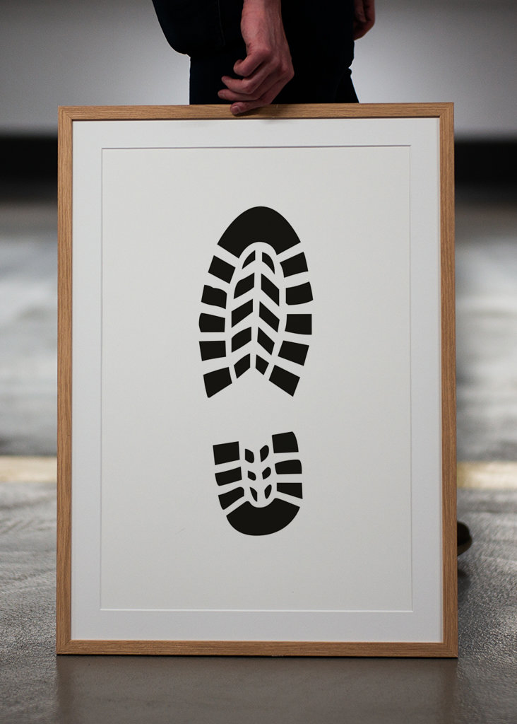 Affiche de chaussures