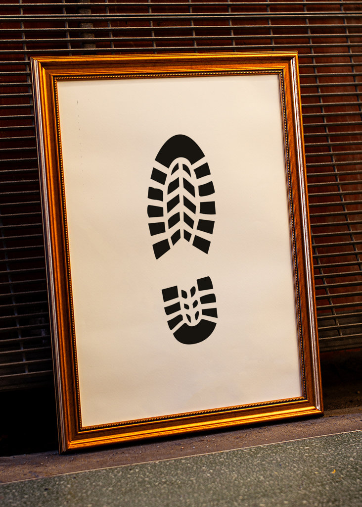 Affiche de chaussures