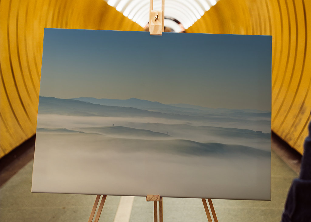 Lever de soleil en Toscane