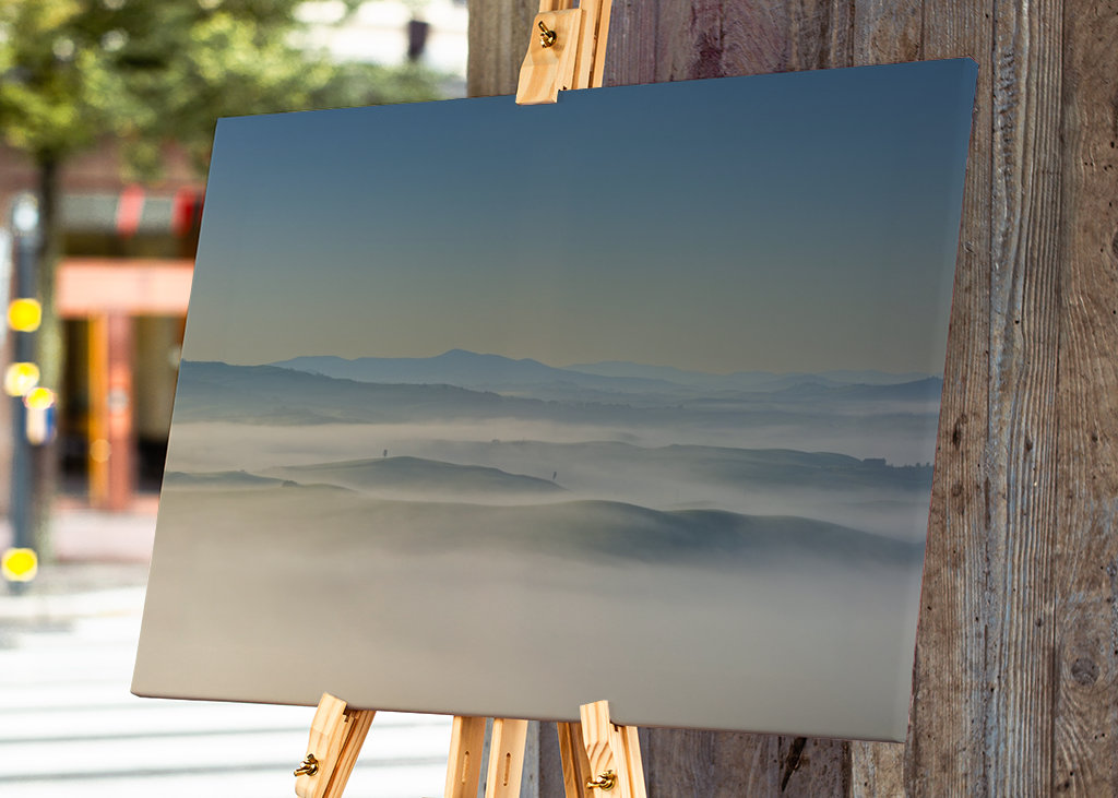 Lever de soleil en Toscane