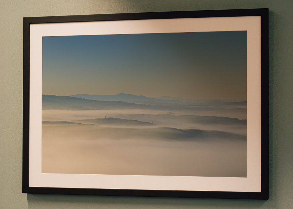 Lever de soleil en Toscane